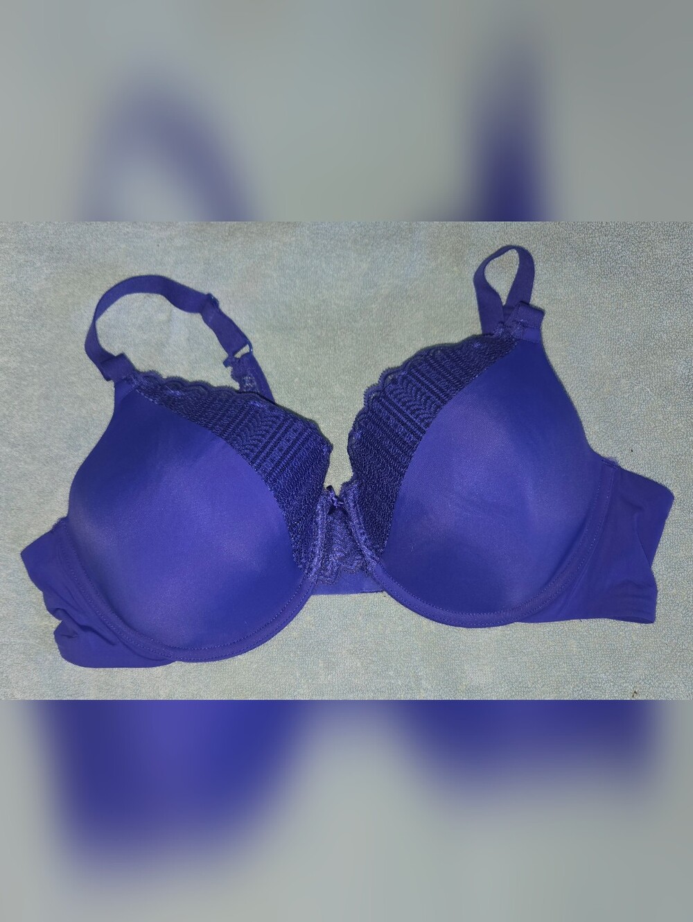 Maidenform Deep Blue Lace Sz 40C